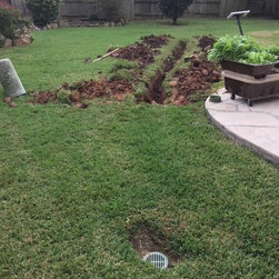 French Drain Installation - Watering And Irrigation Equipment