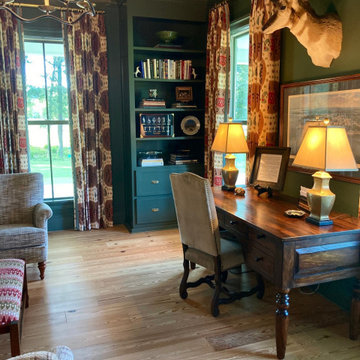 Traditional Design Home with river-recovered® Heart Pine Engineered Flooring