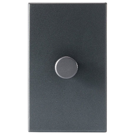 Single Rotary Wall Dimmer, Graphite
