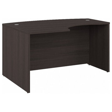 Studio C 60W x 43D Left Hand L-Bow Desk Shell in Storm Gray - Engineered Wood