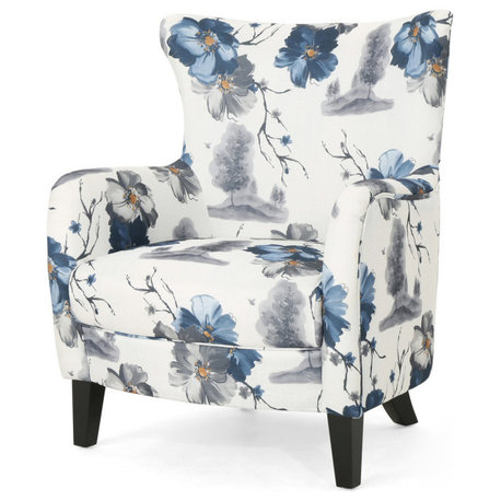 GDF Studio Oliver Contemporary Fabric Upholstered Club Chair