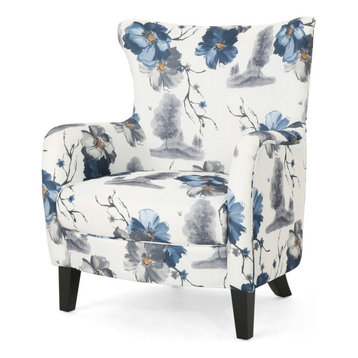 GDF Studio Oliver Contemporary Fabric Upholstered Club Chair