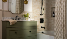 4 Fresh New Bathrooms With Shower-Tub Combos