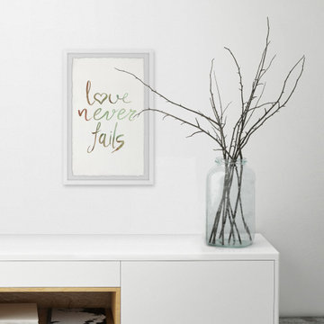 "Never Fails" Framed Painting Print