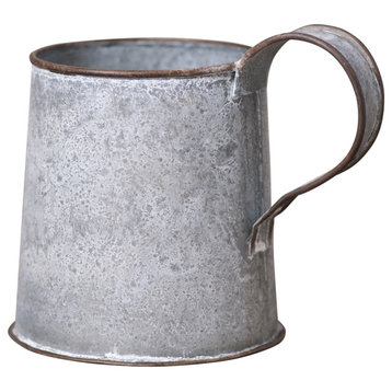 Decorative Mug, Weathred Zinc