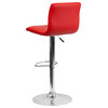Flash Furniture Red Contemporary Barstool, Red - CH-92023-1-RED-GG