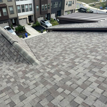 Metal accent on Shingle roof