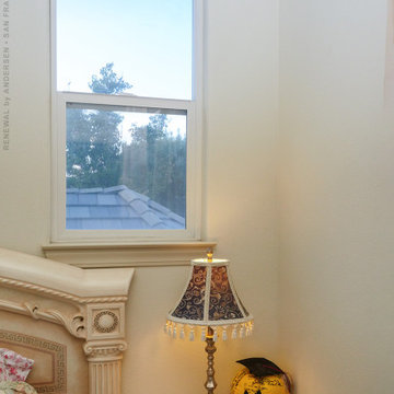 New White Window in Lovely Bedroom - Renewal by Andersen Bay Area San Francisco