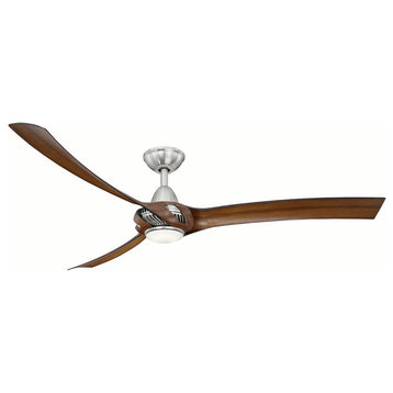 Wind River Droid XL 62" Ceiling Fan WR1697NWAL - Nickel