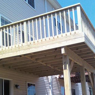 Second story deck in Wilmington, DE