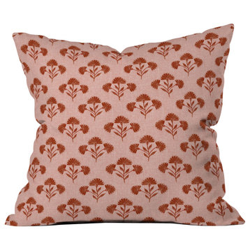 Deny Designs Schatzi Brown Suri Floral Cherry Outdoor Throw Pillow, 26"
