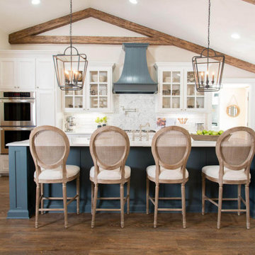 Kitchens with Faux Wood Beams