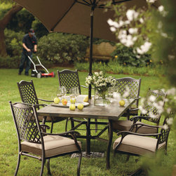 Hidden Hills 7pc Dining Set - Umbrella Sold Separately - Outdoor Dining Sets