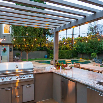 Contemporary Pool House