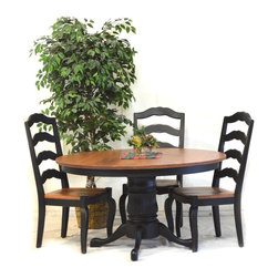 54" round Table with Essex Ladderback chairs - Products