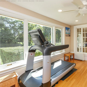 Bright Exercise Space with New Windows - Renewal by Andersen New Jersey / NYC