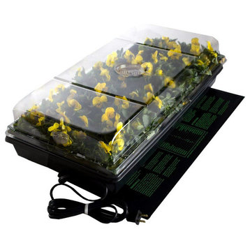 Hydrofarm CK64050 Germination Station w/ Heat Mat/Tray/72 Cell Pack & 2" Dome