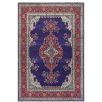 Bareens Designer Rugs - Vintage Antique Persian Tabriz Hunter Wool Rug - Create a new dimension of style in your space with this breath-taking antique hand knotted Persian rug. Made in Iran, this gorgeous hand-knotted rug features all vegetable dyes and 100% wool, adding luxurious texture and appearance. This gorgeous antique rug features an intricate design with a unique detailed border. Featuring an awe-inspiring color pallet and an intricate design handmade by skilled artisans is a great addition to any decor. Bring luxury and extravagance to your living space with this luxurious rug.