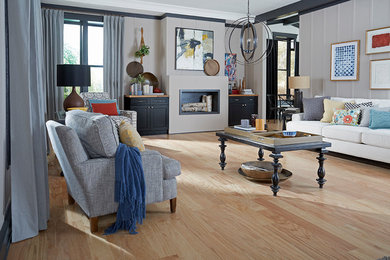 Transitional living room photo in Other