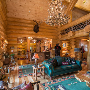 Big Moose, New York Log Home