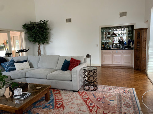 Advice for back wall of living room