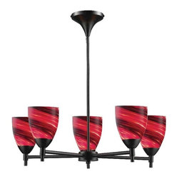Elk Lighting - Elk Lighting 10155/5DR-A Chandelier Celina - Chandeliers