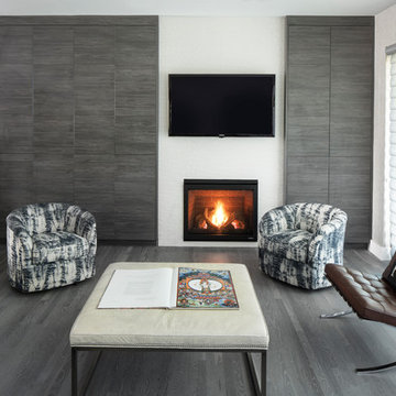 Paneled Storage | Living Room | Long Island Sound View Townhouse Renovation
