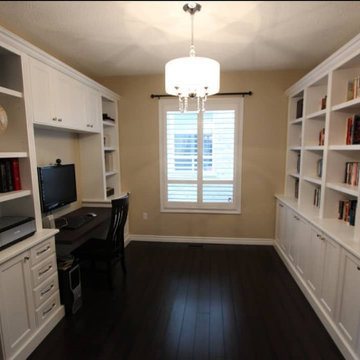 Executive Shaker Cabinet Doors in Snow White