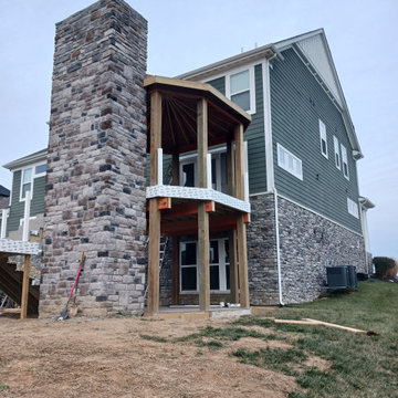 Union | 2-Story Covered Octagon Custom Deck