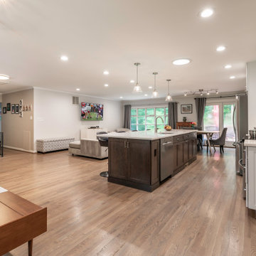 Beautifully Redesigned Kitchen and Dining Area in Fairfax VA