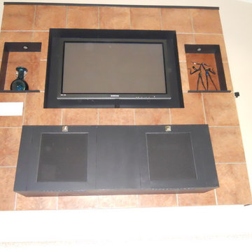 Free Hanging TV Cabinet, Master Bedroom