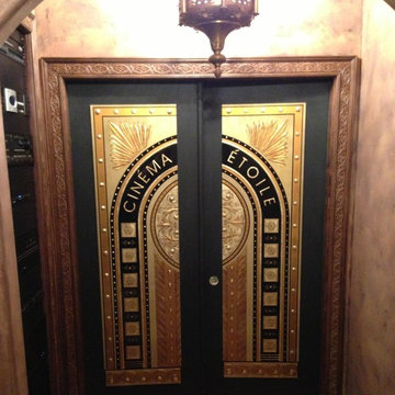 Home Theater Room Entries, Cinebars + Ticket Booths