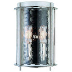 Hudson Valley Lighting - Hudson Valley Lighting 7602-PN Esopus - Two Light Wall Sconce - Esopus Two Light Wal Polished Nickel Clea *UL Approved: YES Energy Star Qualified: n/a ADA Certified: YES  *Number of Lights: Lamp: 2-*Wattage:40w Candelabra bulb(s) *Bulb Included:Yes *Bulb Type:Candelabra *Finish Type:Polished Nickel