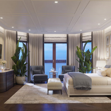 Traditional style Bedroom Suite in a Private Residence