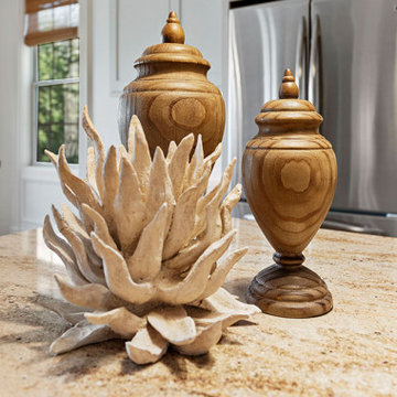 Lightened Brightened Kitchen