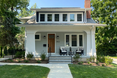 Inspiration for a craftsman exterior home remodel in DC Metro