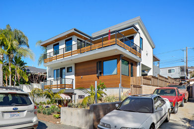 Inspiration for a contemporary home design remodel in San Diego