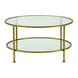 Bella Aged Gold Coffee Table - Coffee Tables