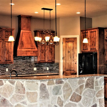 Rustic Alder Kitchen Cabinets