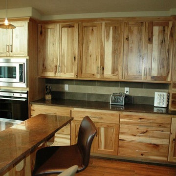 Customer Photos: Rustic Hickory with Reverse Raised Panel Doors
