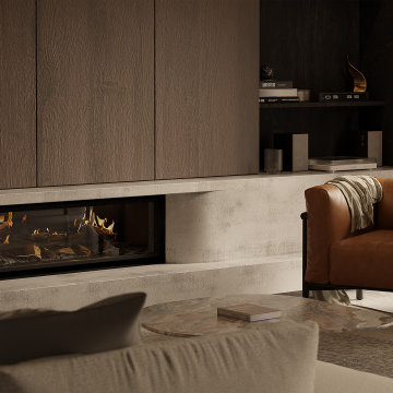 LE1550 Holographic Electric Fireplace