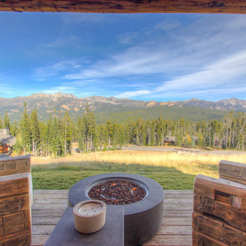 Cozy Big Sky Montana Ski Cabin Interior Design