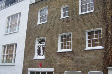 This is an example of a medium sized traditional home in London.