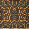 Safavieh Rodeo Drive Rd911A Rug, Brown/Multi, 6'0"x6'0" Square