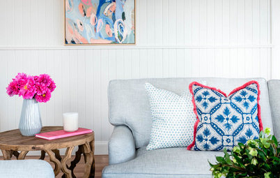 Room of the Week: A Hamptons-Style Living Area Alive With Colour