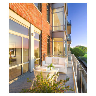 Waterfront Condo - Contemporary - Deck - DC Metro - by M.S. Vicas ...
