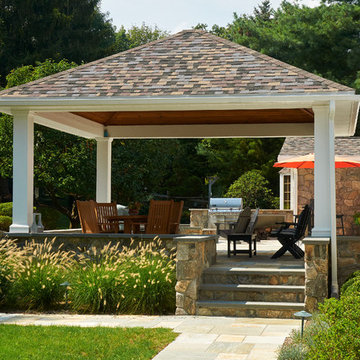 Backyard Patio & Pavilion Perfection in Wyckoff, NJ