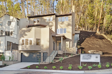Contemporary exterior home idea in San Francisco