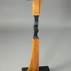 Shou Sugi Ban and Rustic Candle Stand - Plant Stands And Telephone Tables