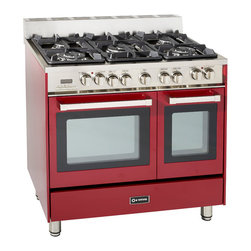 Verona 36" Double Oven Dual Fuel Range - Gas Ranges And Electric Ranges